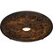 Ekena Millwork Jamie Ceiling Medallion (Fits Canopies up to 3 7/8"), 23 5/8"OD x 3 7/8"ID x 2 1/8"P, Rust CM23JARUS - alternate 4